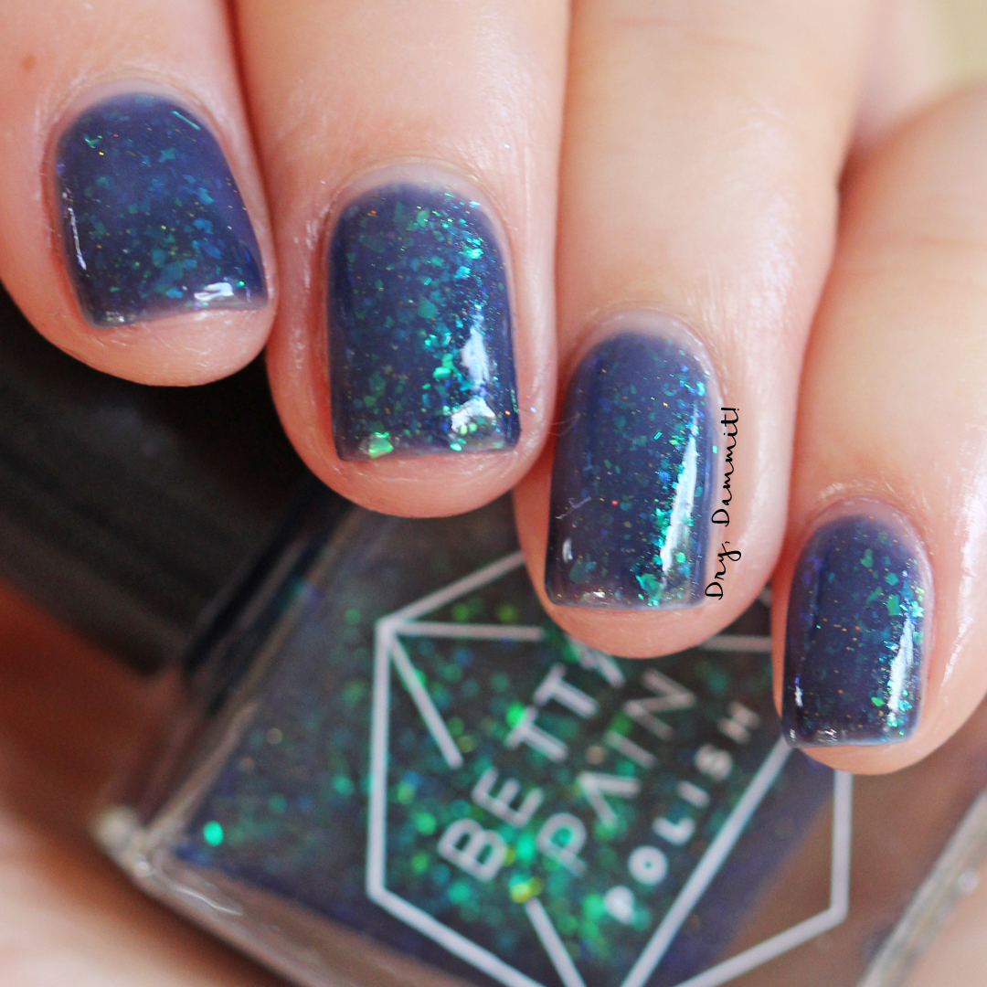 Bettie Pain Polish Enigma swatched by Dry, Dammit!